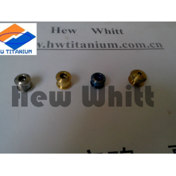 Titanium alloy bicycle nuts